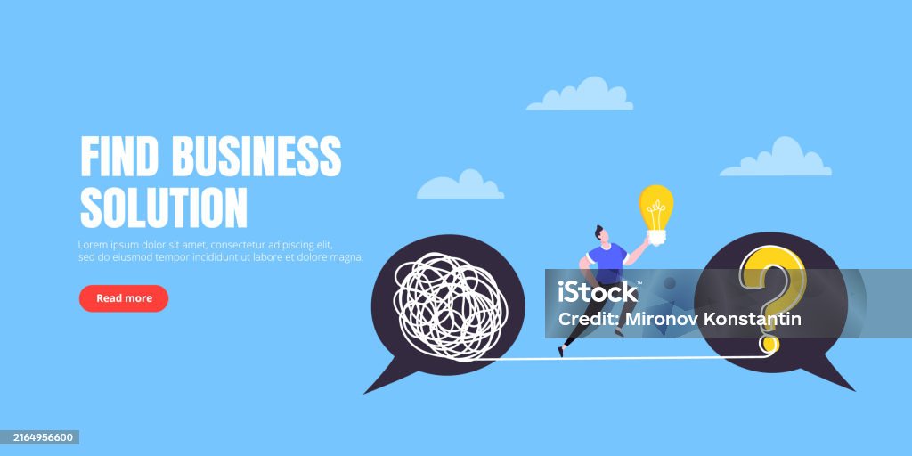 Understanding Problem Solution Simplify Challenge Stock Illustration ...