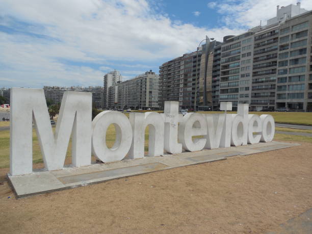 istock Welcome sign to Montevideo 2164963263