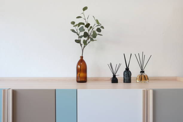 istock luxury aroma reed diffuser air freshener on table in nice modern livingroom 2164965391