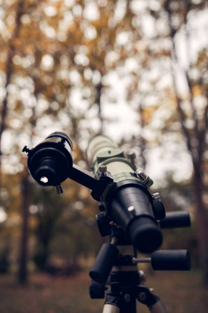 istock Telescope for bird and animal observing in nature. 2164967599
