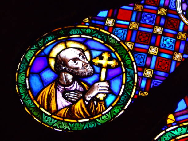 istock Stained glass window detail 2164984795