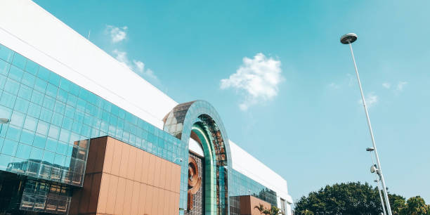 Facade of the Ibirapuera Shopping Mall in São Paulo, a luxury mall