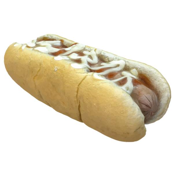 istock Classic Hot Dog with Tasty Toppings 2164985121