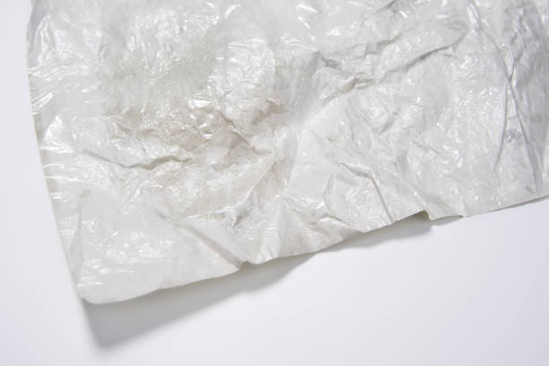istock Used wrapping paper with foil for a cold cuts 2164986403