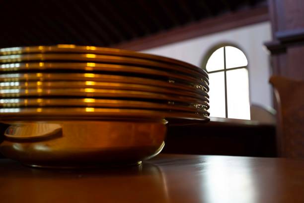 collection plates in church