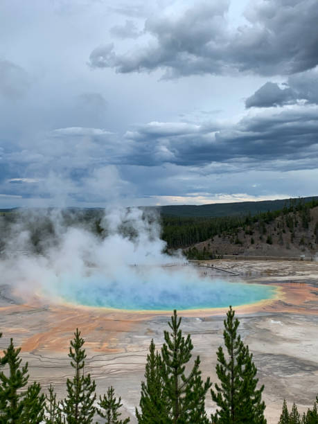 istock Grand Prismatic Overlook 2164998123