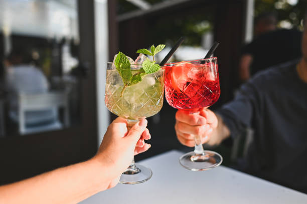 istock Clicking with cocktails. 2165003505