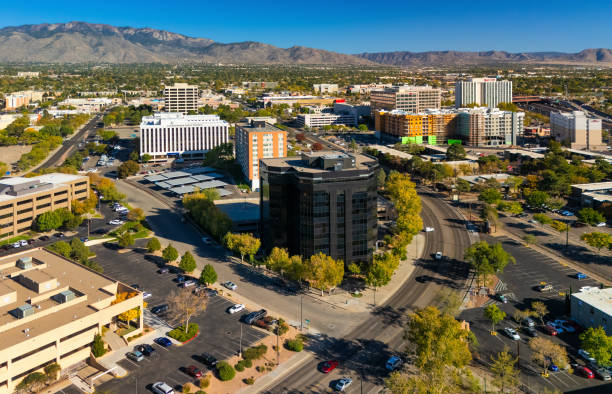 istock Uptown Albuquerque Aerial 2165005286