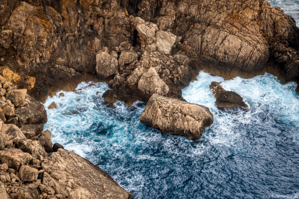 Idyllic view of the azure coast of Mallorca