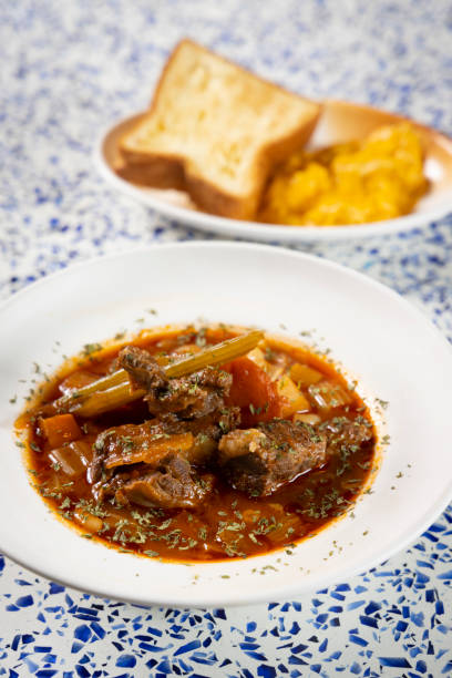 istock Oxtail soup in Hong Kong style Cafe 2165014590