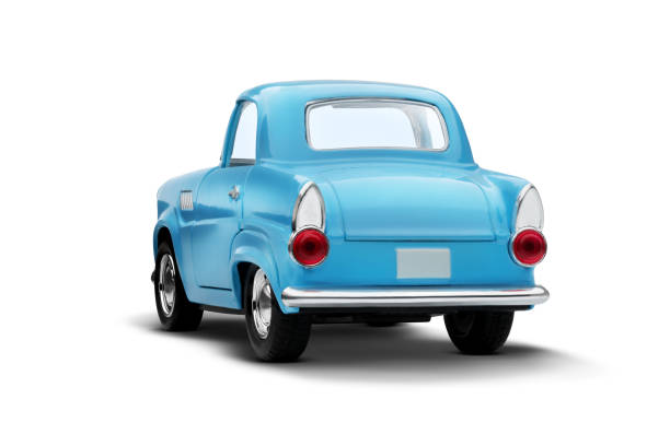 istock Blue Toy Car Rear Left View 2165023565