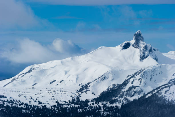 istock Rock pinnacle and mountain ridges in winter 2165024862