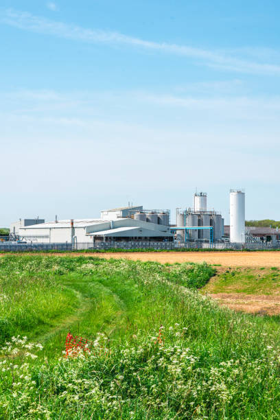 Modern Chemical plant at Immingham, UK
