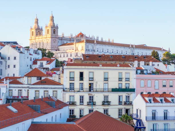 istock Alfama lighted by the morning sun 2165040492