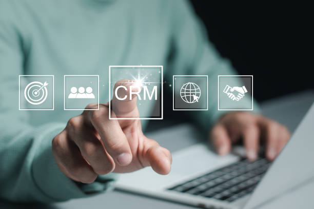 istock CRM customer relationship management business internet technology concept , Social media , digital online , Customer network management and network connecting connections for target customers. 2165043692