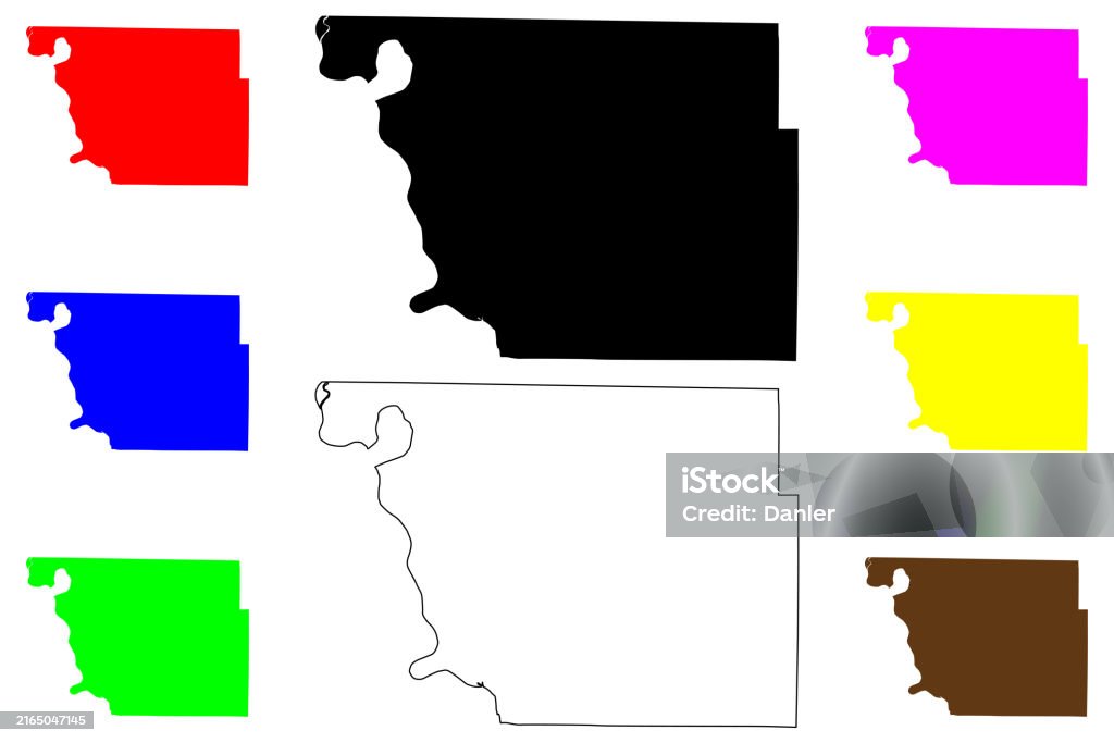 Atchison County Atchison County Missouri Map Vector Illustration Scribble Sketch ...