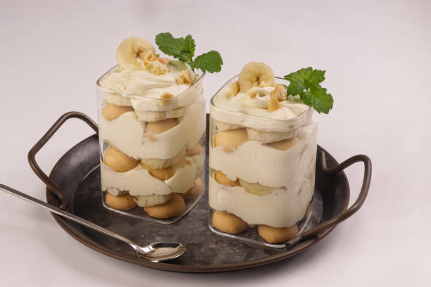 istock Banana Pudding Trifle with Vanilla Wafers. 2165048789