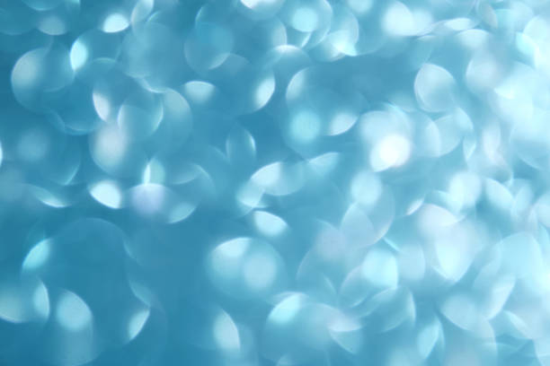 istock Abstract blue festive christmas background with bokeh. 2165053535