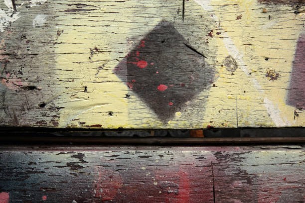 istock abstract form on wood wall 2165058319