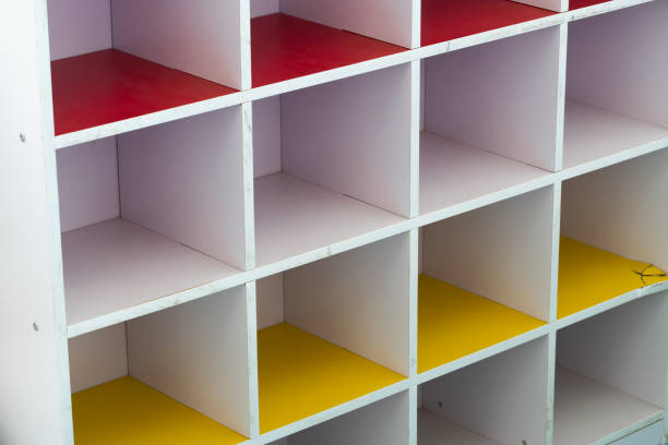 istock Colorful lattice shelves 2165062045