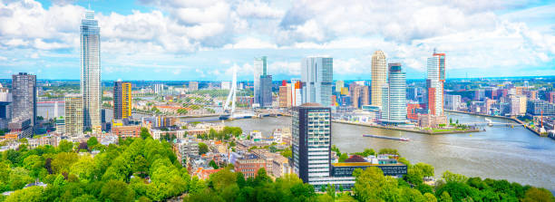 Skyline of Rotterdam, Netherland