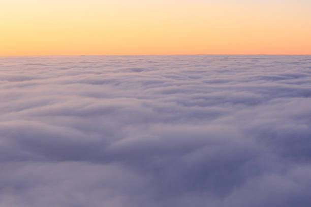 istock sunset seen from the sky over Oslo, Norway 2165090938