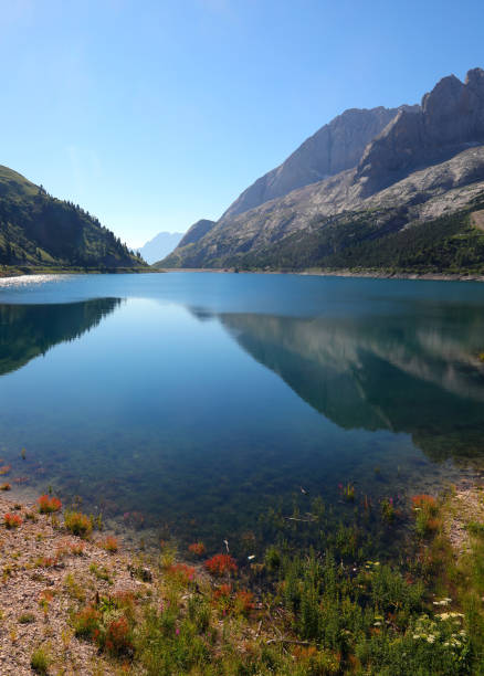 istock Fedaia artificial lake in Northern Italy 2165101146