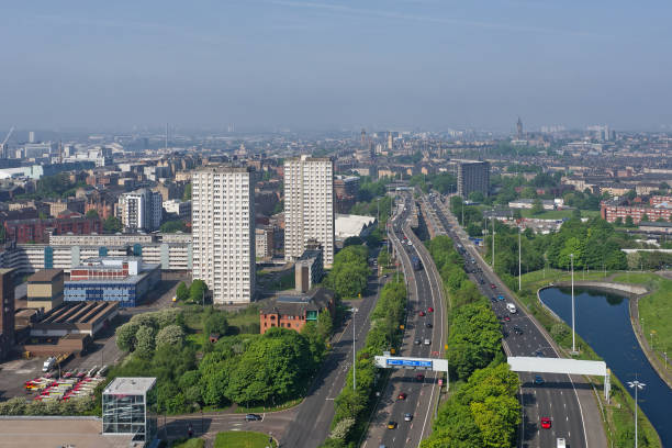 istock High rise council flats in Glasgow city 2165104105