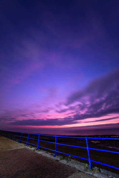Eastbourne seaside promenade early morning sky  Eastbourne East Sussex England Europe