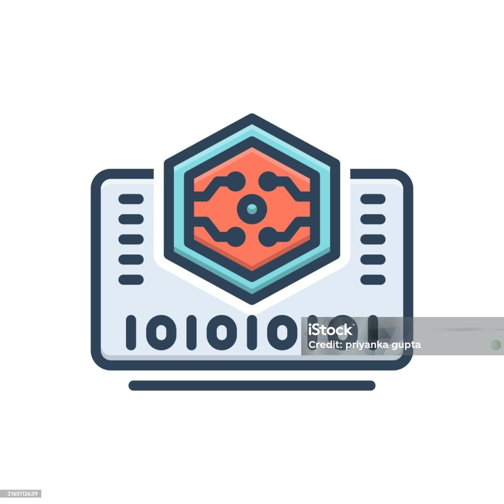 Bytes System Coding Stock Illustration - Download Image Now - Binary ...