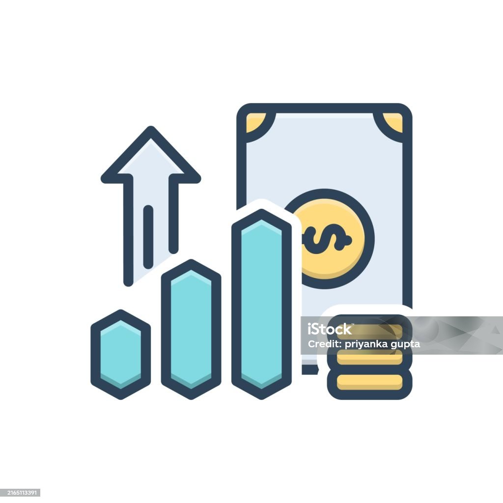 Increase Revenue Stock Illustration - Download Image Now - Finance ...