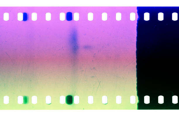 istock Dusty and grungy 35mm film texture or surface 2165119516