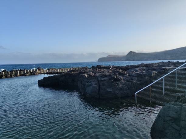 istock Schwimming pool in Agaete, Gran Canaria 2165122870