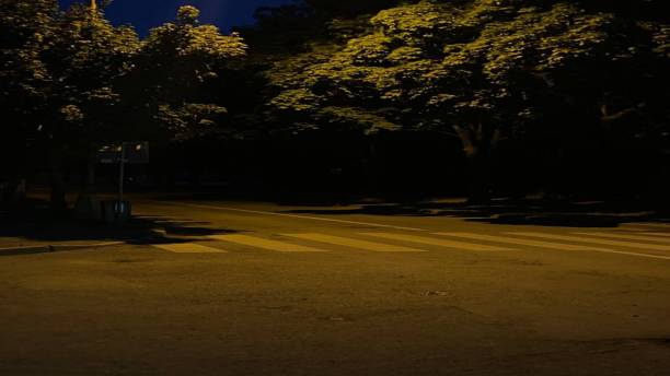 istock A nice little night crosswalk 2165127891