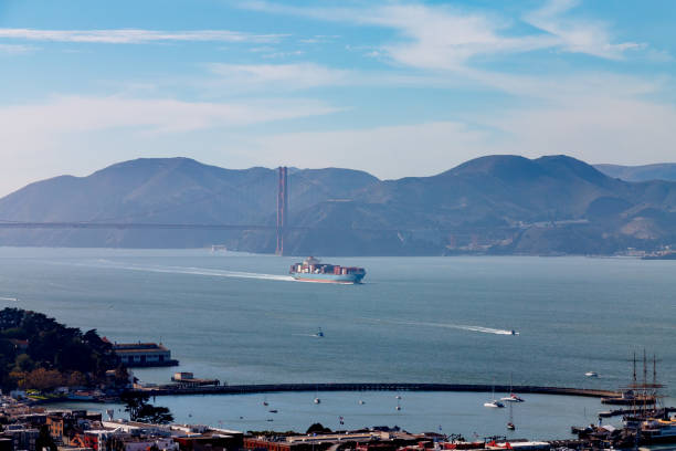 ship under the bridge