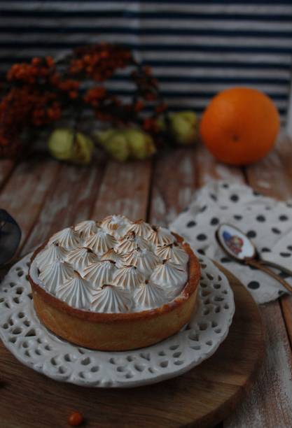 istock Lemon tartlet with Italian meringue 2165138790