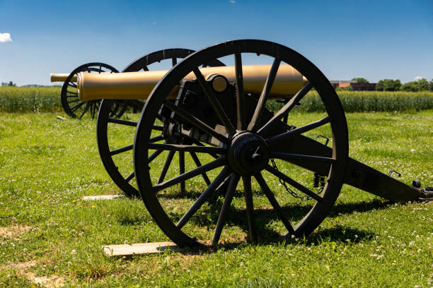 istock Two Cannons at the Monocacy National Battlefield 2165154658