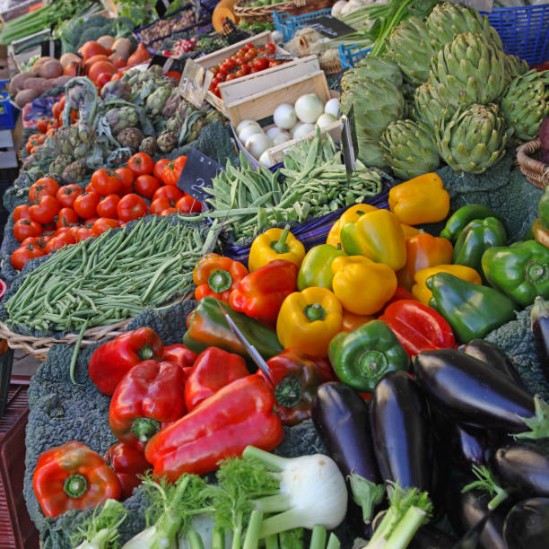 istock Farmers Market Stall Nice 2165155619