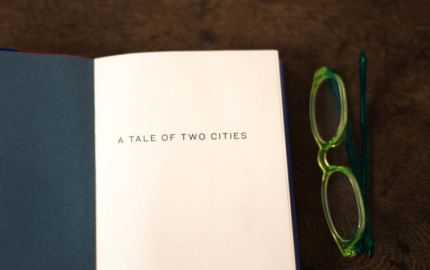 istock Open Book Title Page: A Tale of Two Cities 2165161218