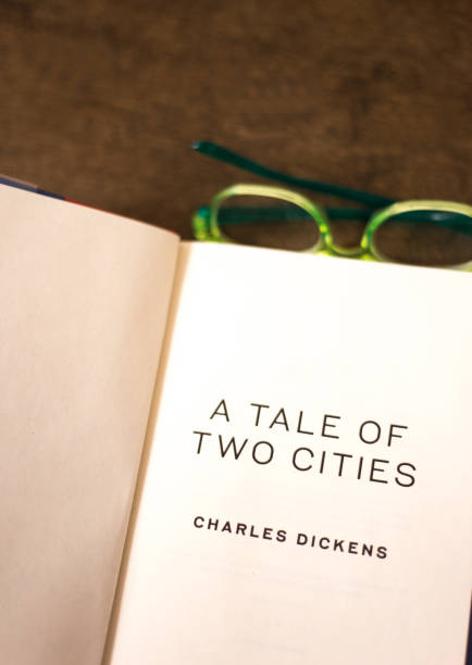 istock Open Book Title: A Tale of Two Cities, Charles Dickens 2165161221