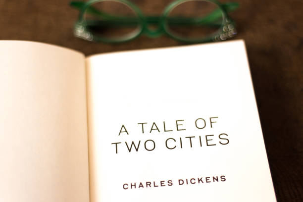 istock Open Book Title: A Tale of Two Cities, Charles Dickens 2165161228