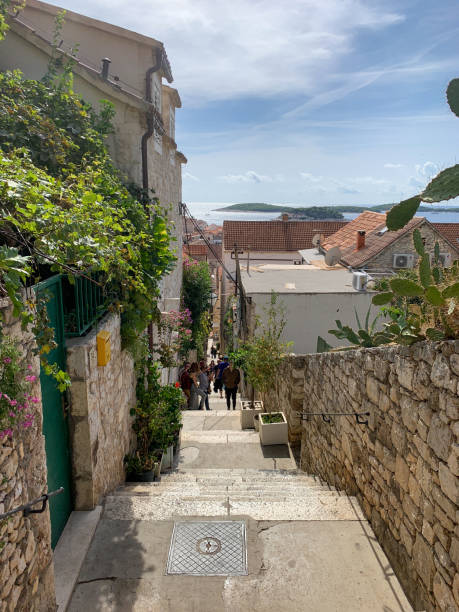 istock Steep Steps In Hvar Croatia On A Sunny Day 2165162412