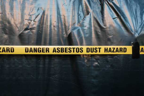 Caution warning tapes. Danger tapes with diagonal yellow-black and white-red strips for construction, crime scene or danger zone. Warning ribbons isolated on white background. Realistic vector.