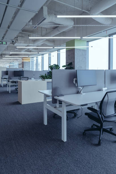 istock The modern open-plan office with a clean, organized layout. 2165181460