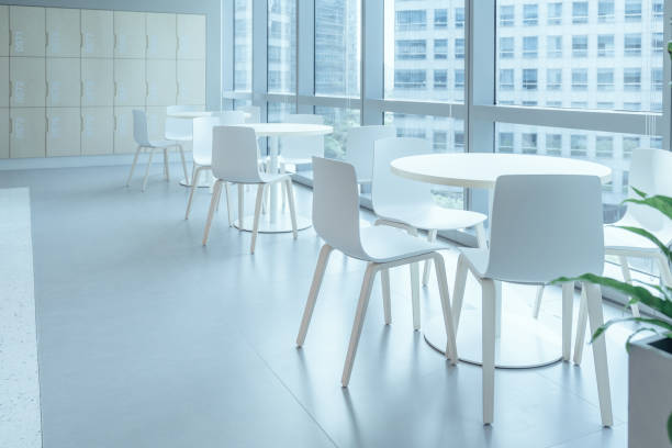istock A modern and minimalist dining area with sleek 2165181899