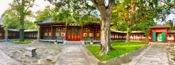 Serene Courtyard at Diaoyutai State Guesthouse, Beijing