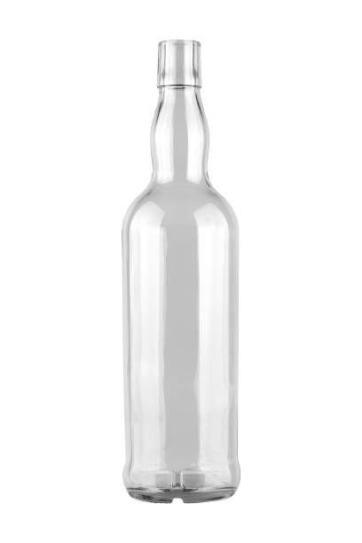 istock White glass bottle isolated on white background. drinks. 2165187935