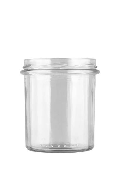 istock Empty glass jar isolated on a white background. Containers for kitchen 2165187954