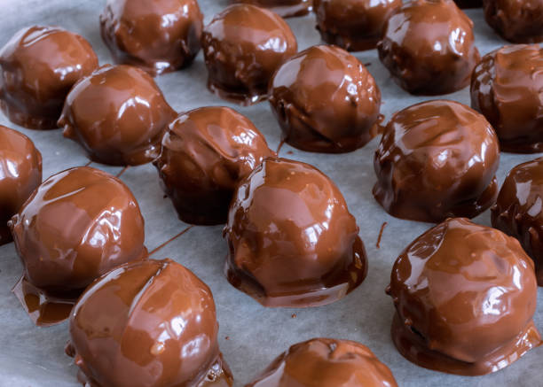 Holiday Chocolate PeanutButter Balls