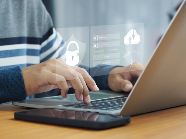 istock Cyber security and privacy concept to protect personal data 2165214917